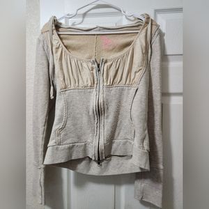 Free People Jacket Cropped Sz LRG